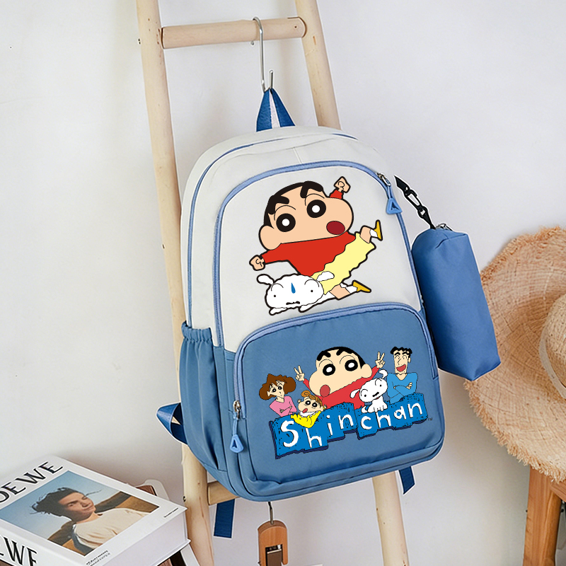 School Backpack Teen - Mochila Escolar Crayon Shin-chan para Meninos