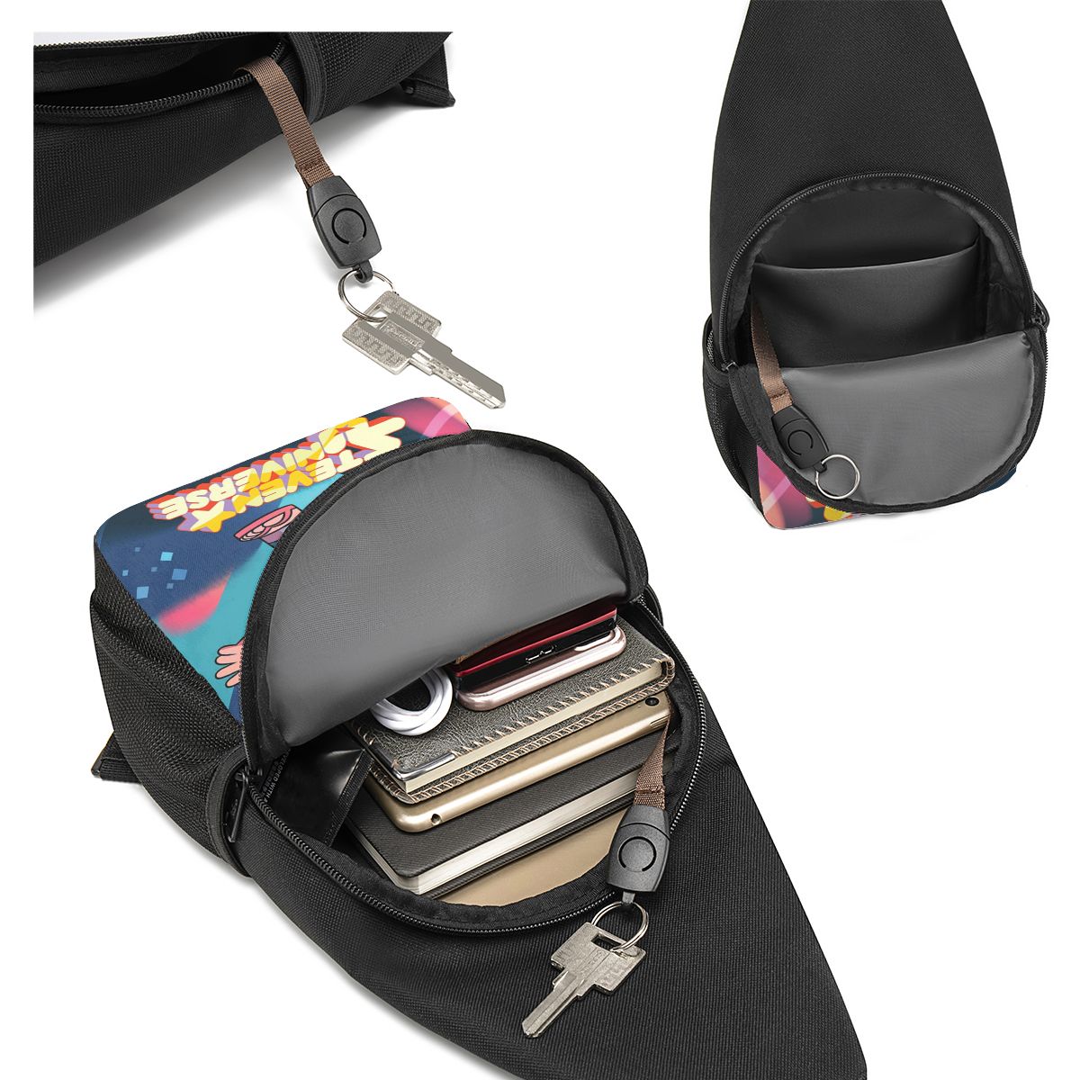 Bolsa de peito Steven Universe - Sling Backpack Shoulder avaliação e preço