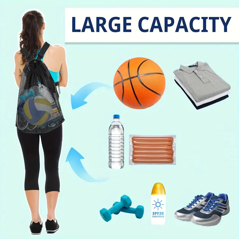 Mochila de malha com cordão po - Drawstring Gym Bag avaliação e preço