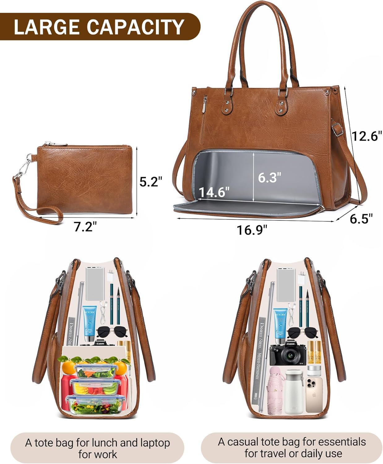 Bolsa Tote 2 em 1 para Laptop  - Laptop Backpack 15.6 avaliação e preço