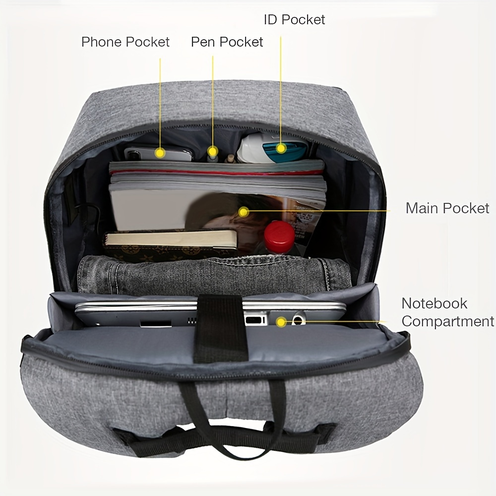 Mochila Antifurto Masculina pa - Laptop Backpack 15.6 avaliação e preço