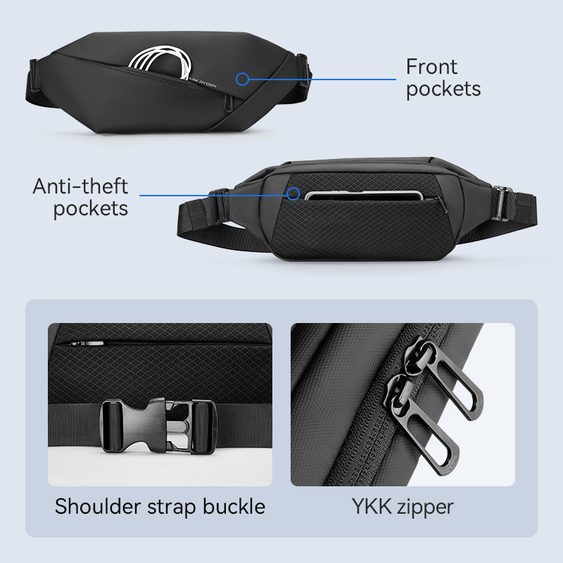 Bolsa Sling Impermeável Mascul - Travel Backpack Anti Theft avaliação e preço