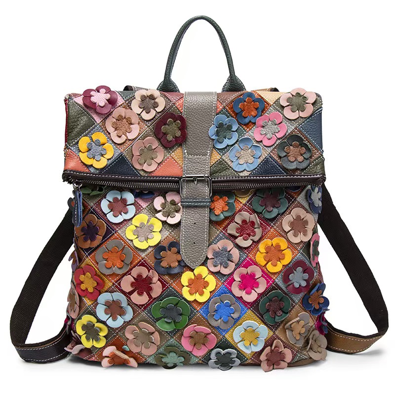 Mochila Vintage Feminina em Co - Leather Backpack Vintage avaliação e preço