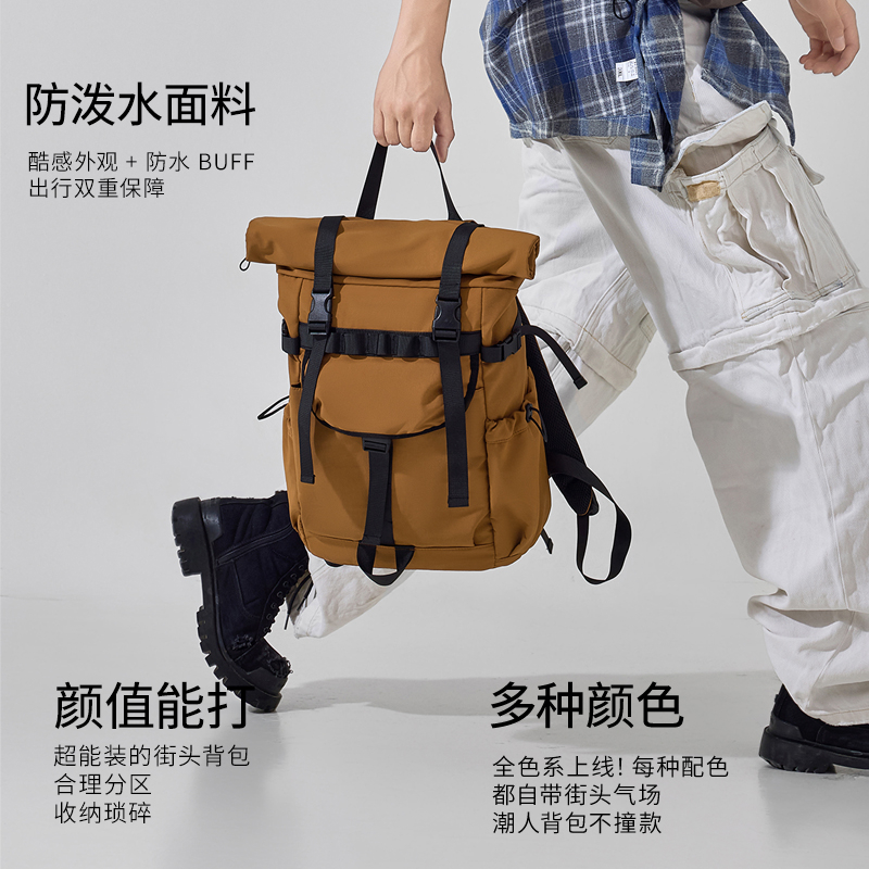 Nova Mochila Masculina Expandí - Canvas Backpack Casual avaliação e preço
