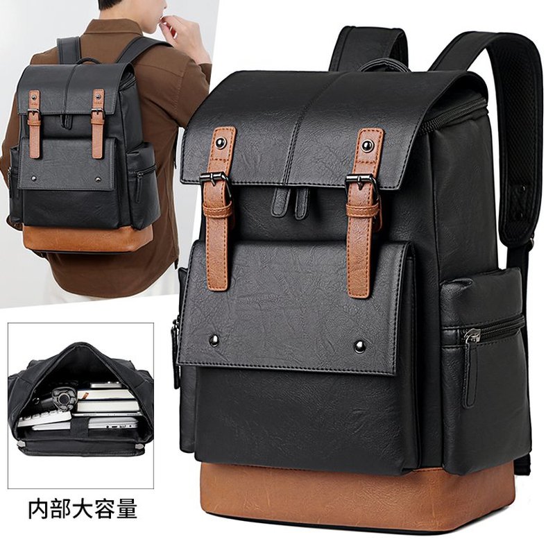 Nova Mochila de Couro Vintage  - Leather Backpack Vintage avaliação e preço