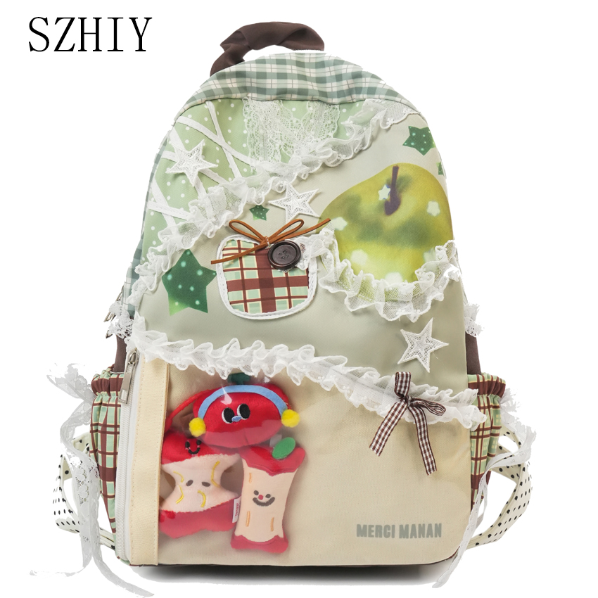 Mochila Colorida para Estudant - Canvas Backpack Casual avaliação e preço