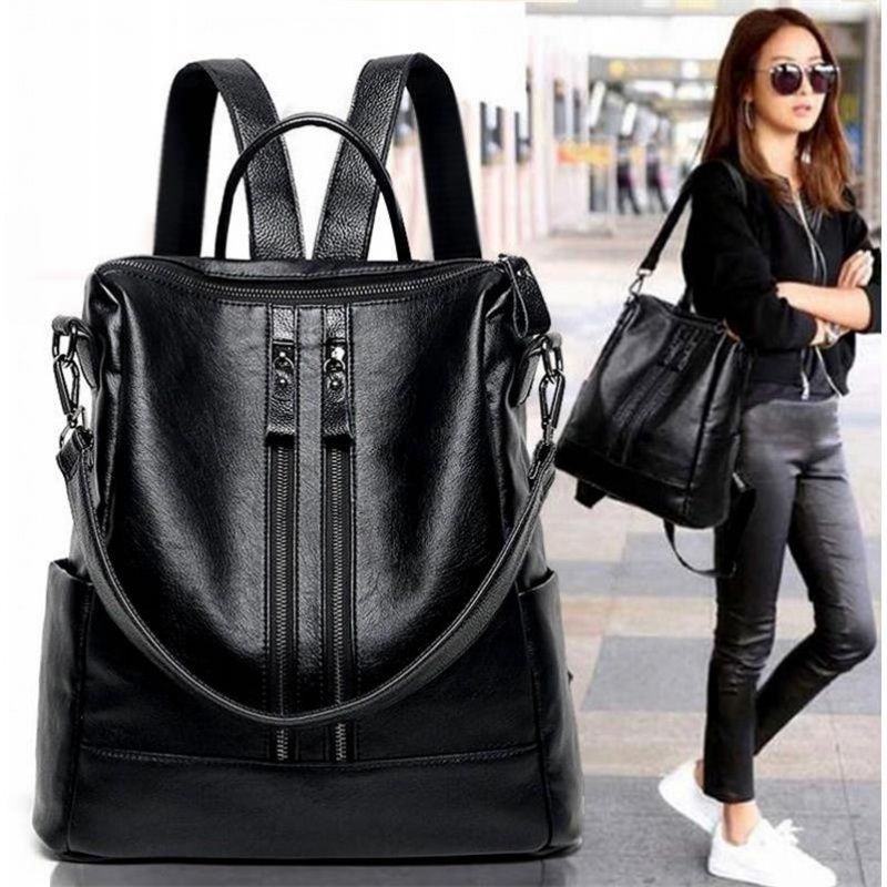 Mulheres mochila de couro maci - Canvas Backpack Casual avaliação e preço