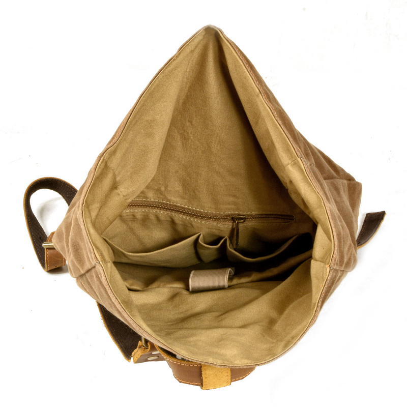 Nova mochila simples e retrô d - Canvas Backpack Casual avaliação e preço