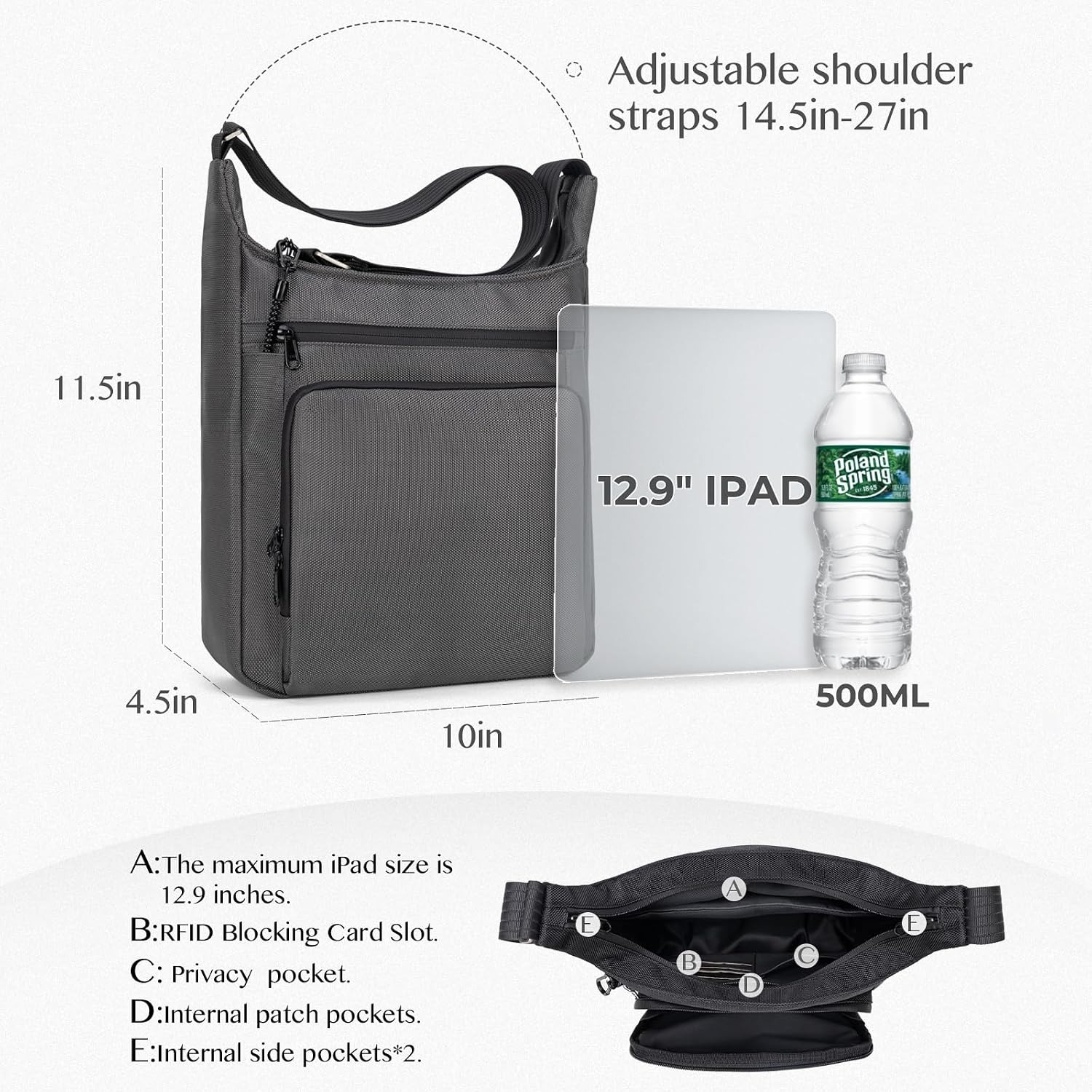 Mochila tipo sling antifurto,  - Sling Backpack Shoulder avaliação e preço