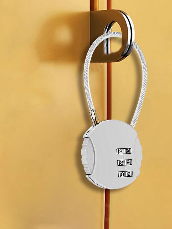 Forma redonda bagagem combinaç - Backpack Lock Combo avaliação e preço