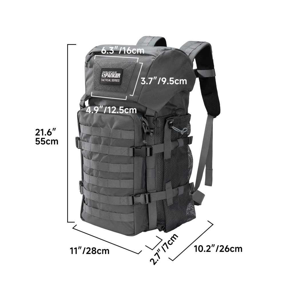 Mochila Tática 40L em Nylon 50 - Rucksack Military Style avaliação e preço