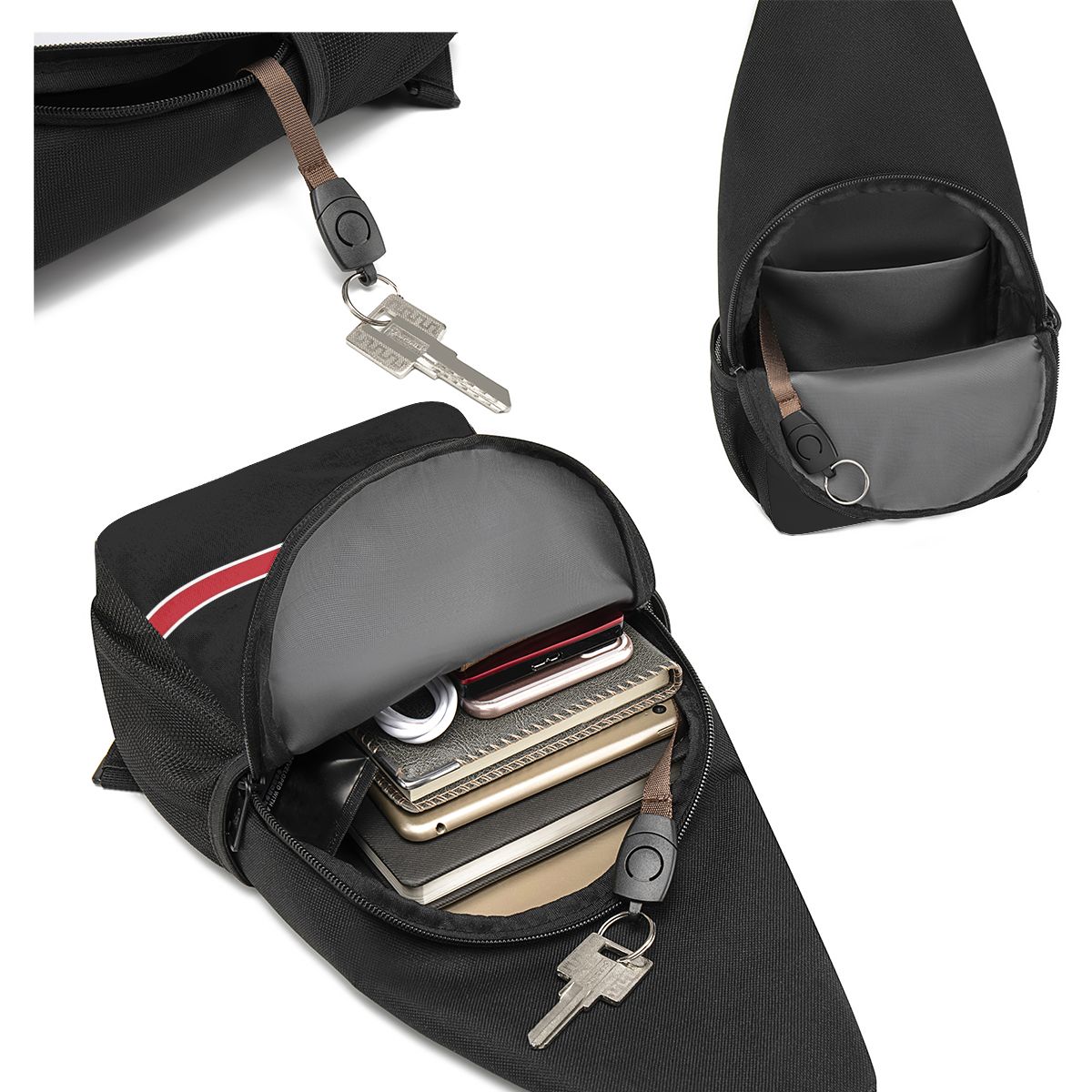 Bolsa de Peito N7 para Homens, - Sling Backpack Shoulder avaliação e preço